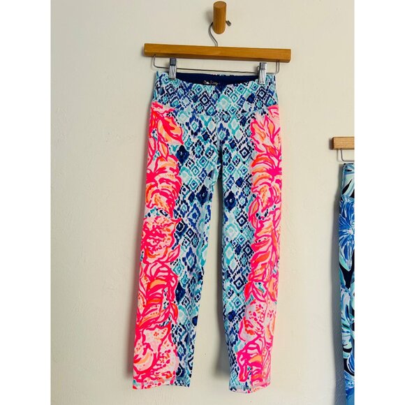 Lilly Pulitzer Women's Sz XS Luxletic Crop Legging Multicolor - Picture 4 of 10